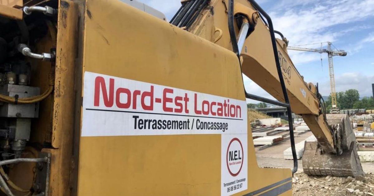 Égalisation de remblai à Fameck en Moselle